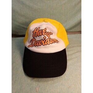 Harley-Davidson Little Girls' Mesh Colorblocked Baseball Cap w/ Criss Cross Back